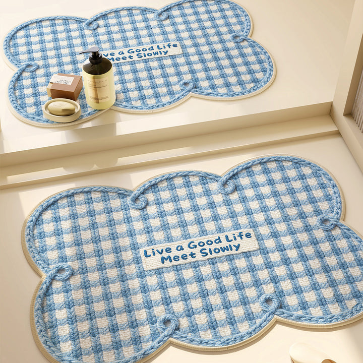 Heart-Patterned Bathroom Mat Kalsten