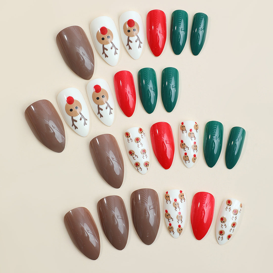 Holiday-Themed Press-On Nail Art Set Kalsten 1788496103