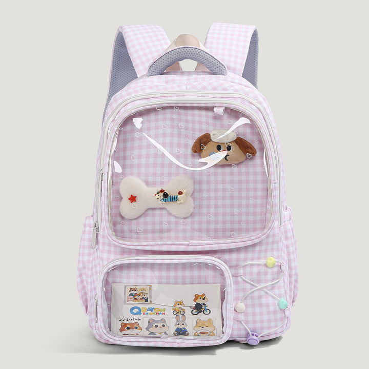 Playful Illustrated Dog-Themed Backpack Kalsten