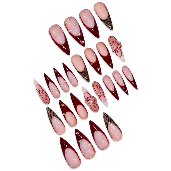 Premium Abstract Nail Art Extensions Kalsten