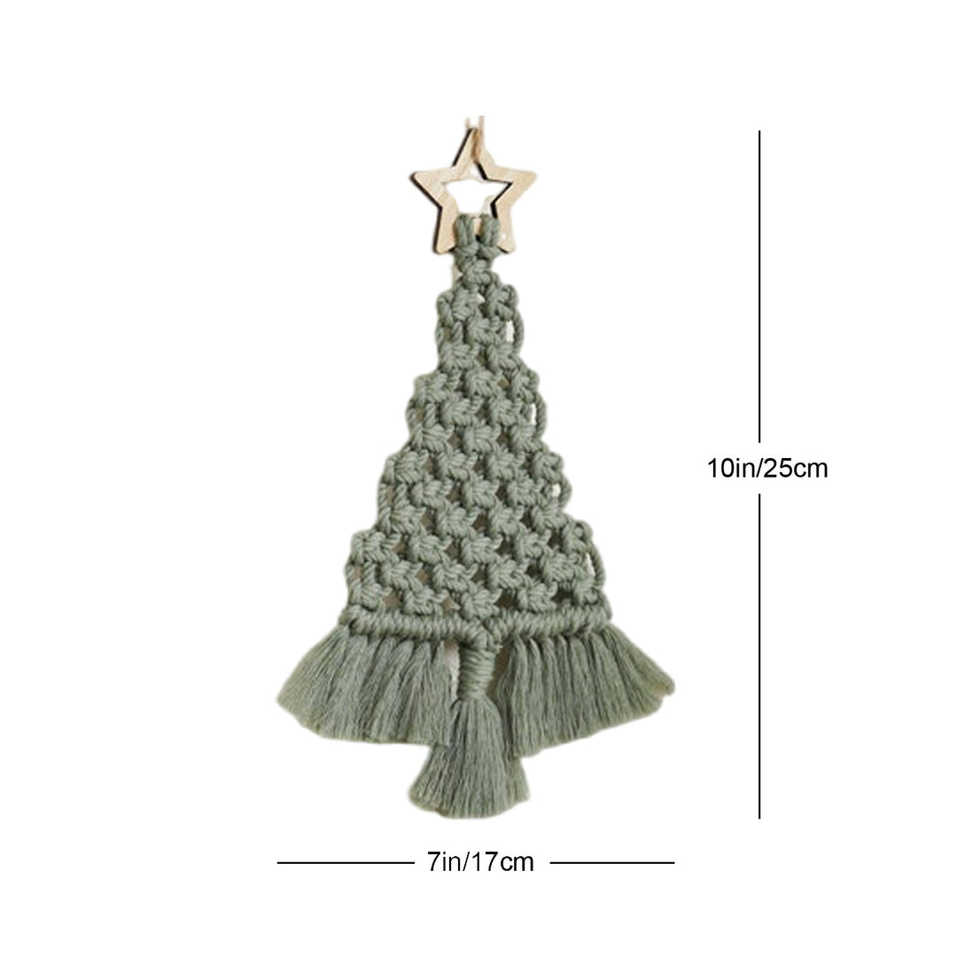 Festive Macrame Christmas Tree Ornament Kalsten