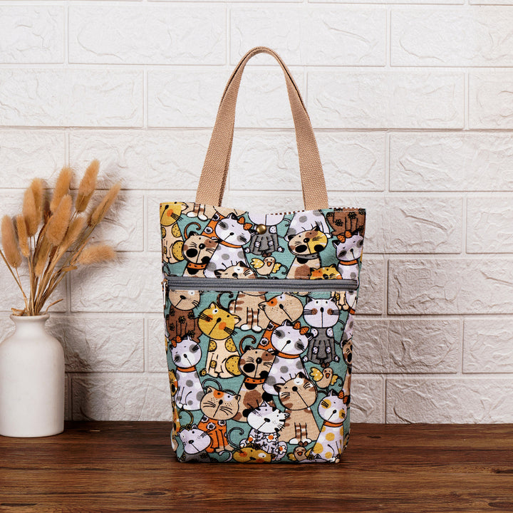 Cat Print Insulated Lunch Bag Kalsten