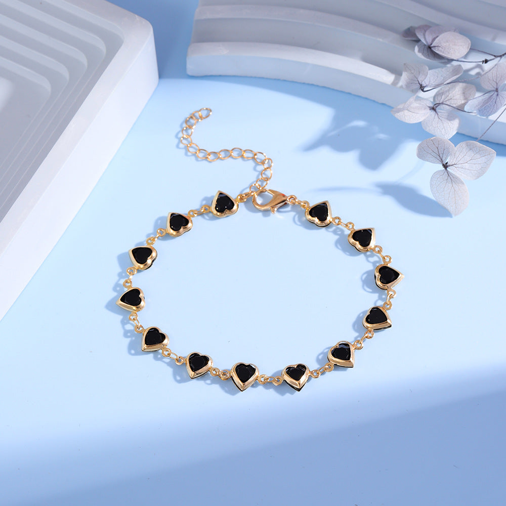 Heart-Shaped Charm Bracelet Kalsten