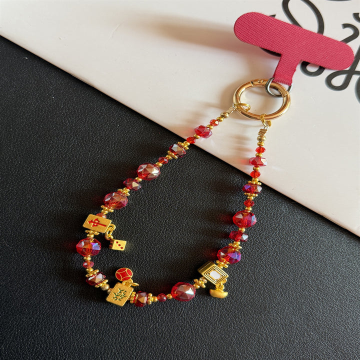 Decorative Beaded Charm Keychain Kalsten 1790135475