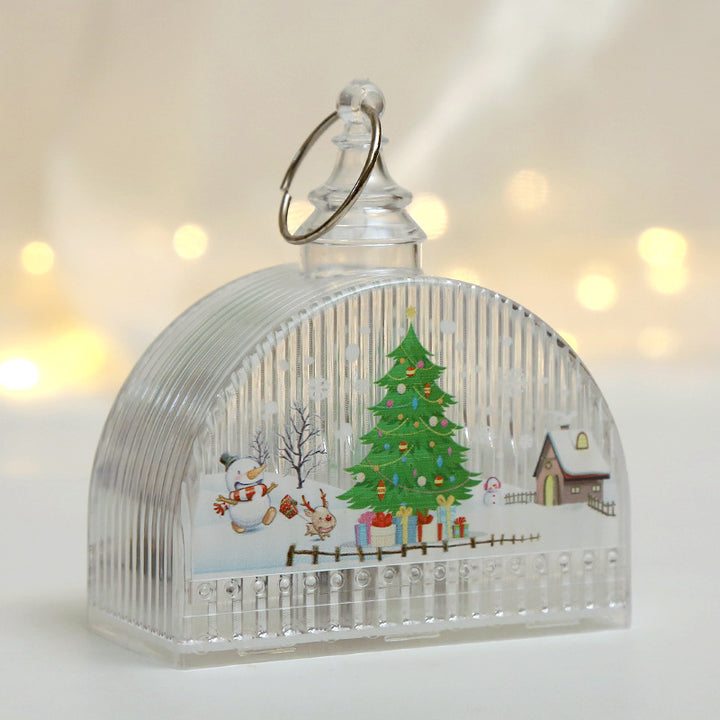 Scent dispenser with winter motif