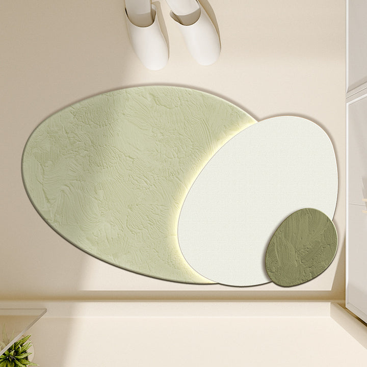 Floral-Inspired Decorative Bath Mat Kalsten