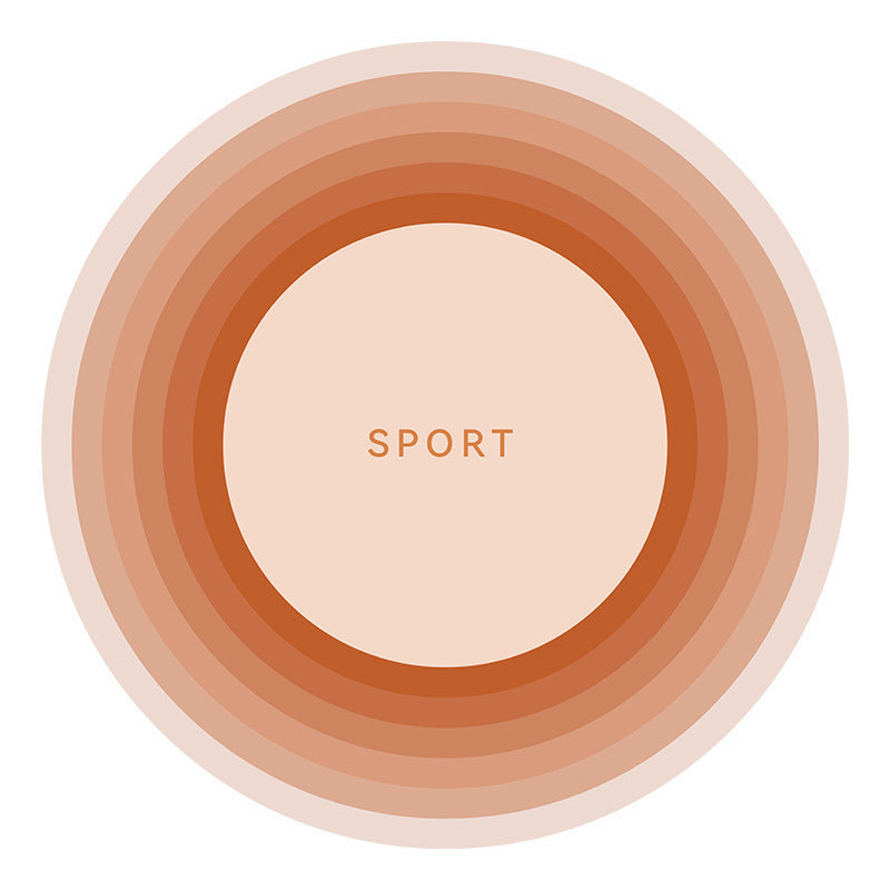 Abstract Sports-Themed Area Mat Kalsten