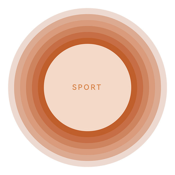 Abstract Sports-Themed Area Mat Kalsten