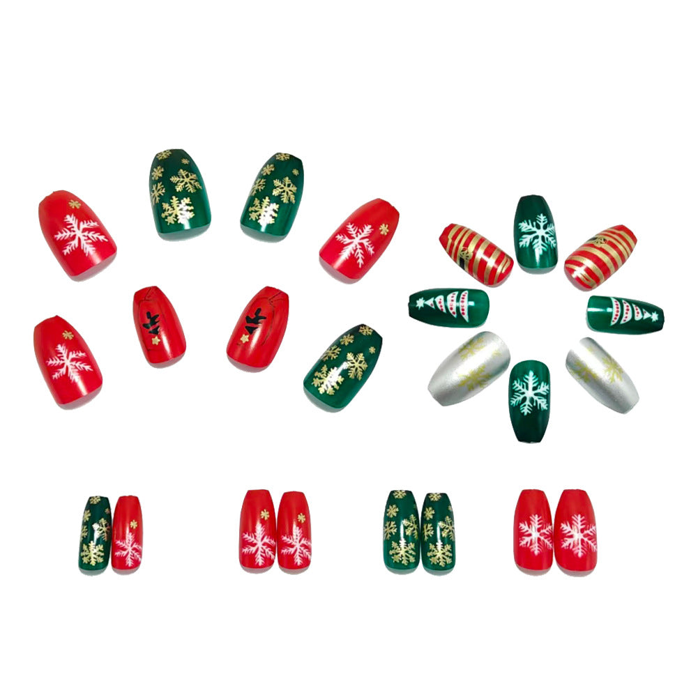 Christmas Art Nails with Festive 3D Design Kalsten