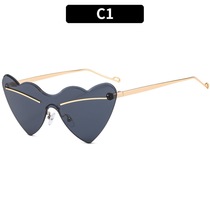 Heart-Shaped Stylish Sunglasses