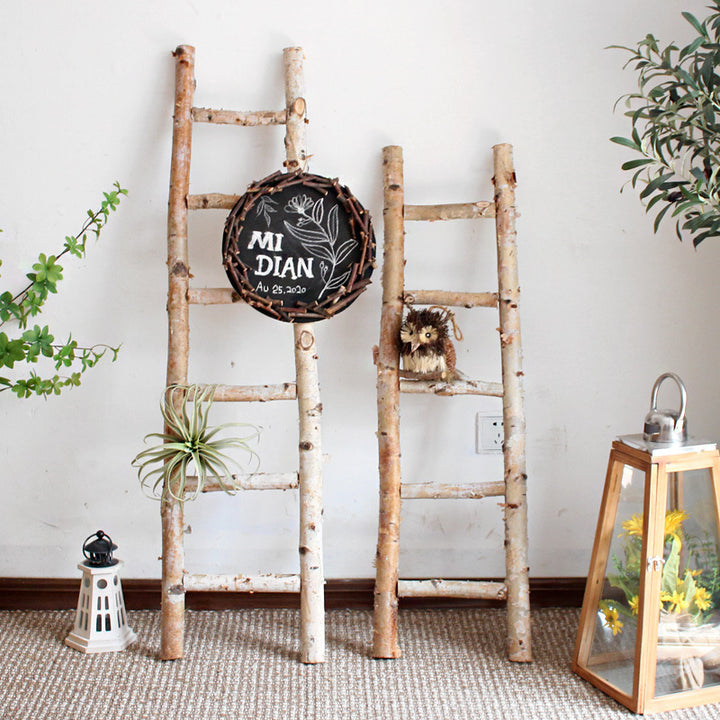 Decorative wooden ladder Kalsten