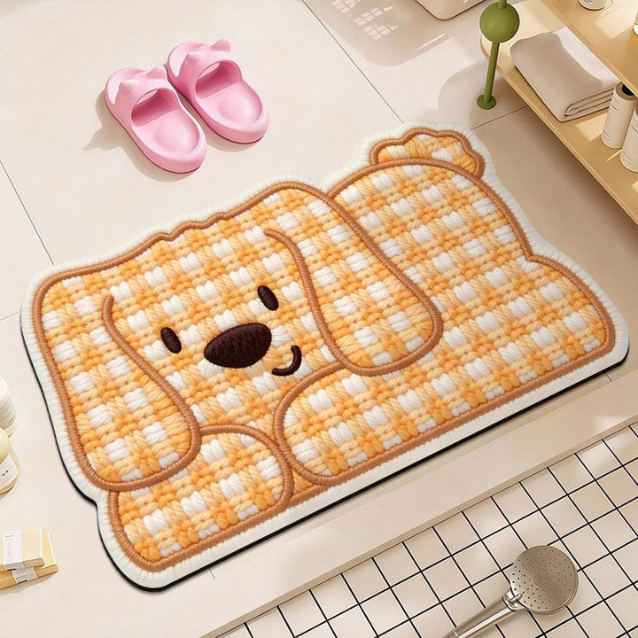 Cute Plush Bear Bath Mat Kalsten