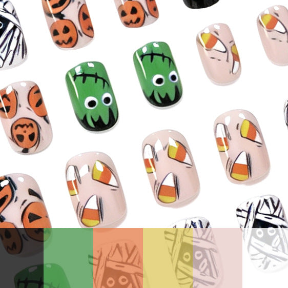 Festive Halloween Nail Art Enhancements Kalsten 1789915198