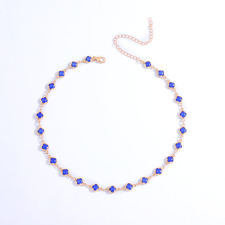 Floral Charm Choker Necklace Kalsten 1788164322