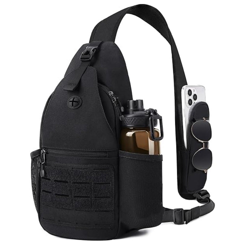 More ergonomic sling backpack with multiple compartments and practical holders Kalsten