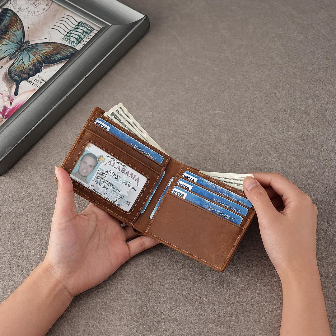 RFID-Blocking Leather Wallet Kalsten