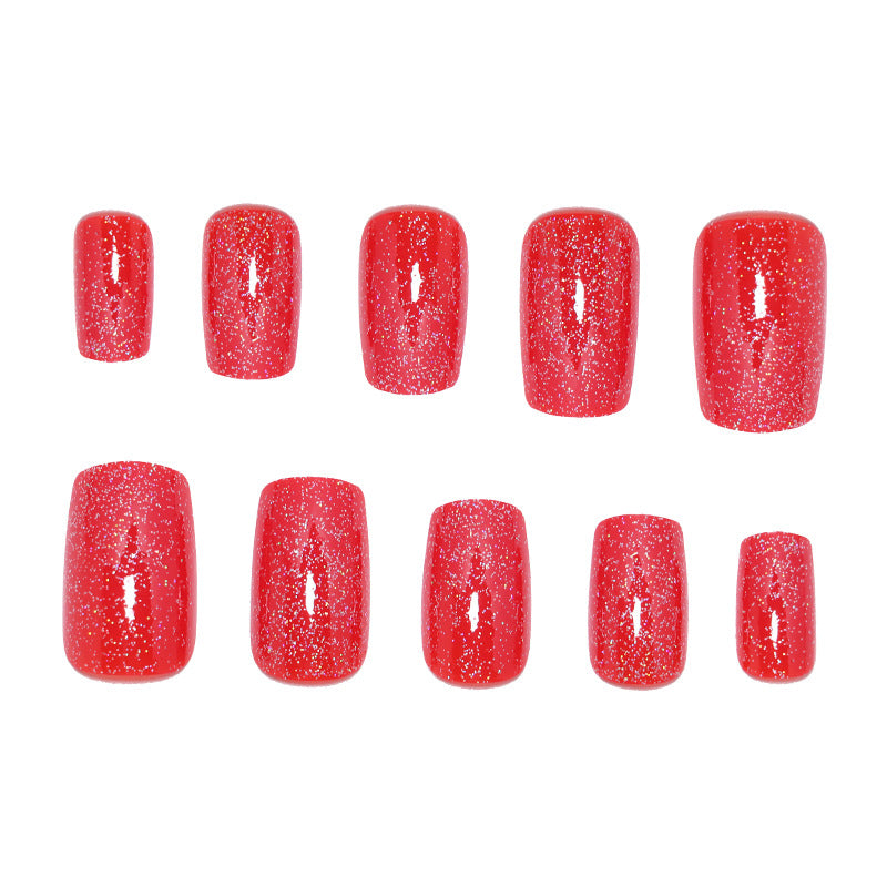 Glittery Press-On Nail Art Set Kalsten