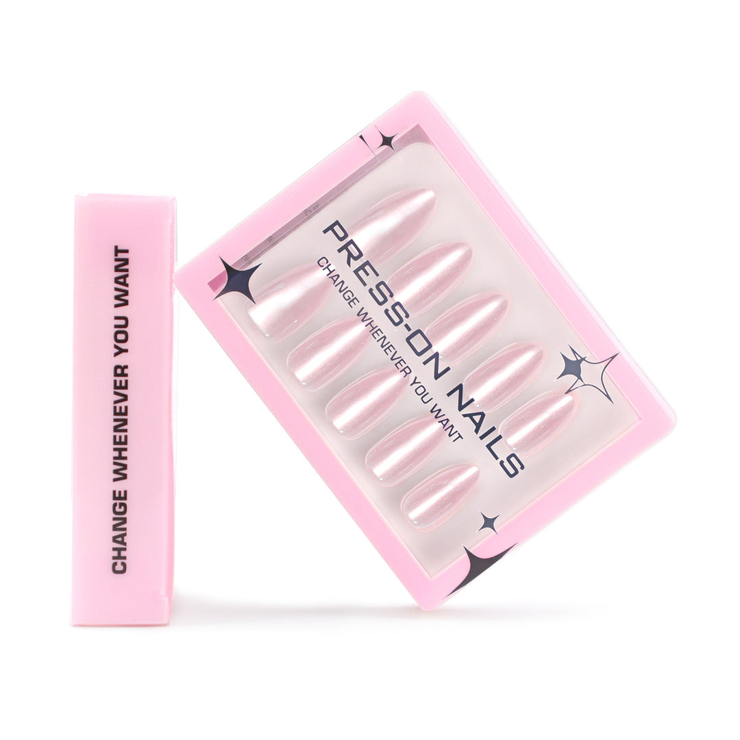 Artificial Press-On Nails with Elegant Tip Accent Kalsten