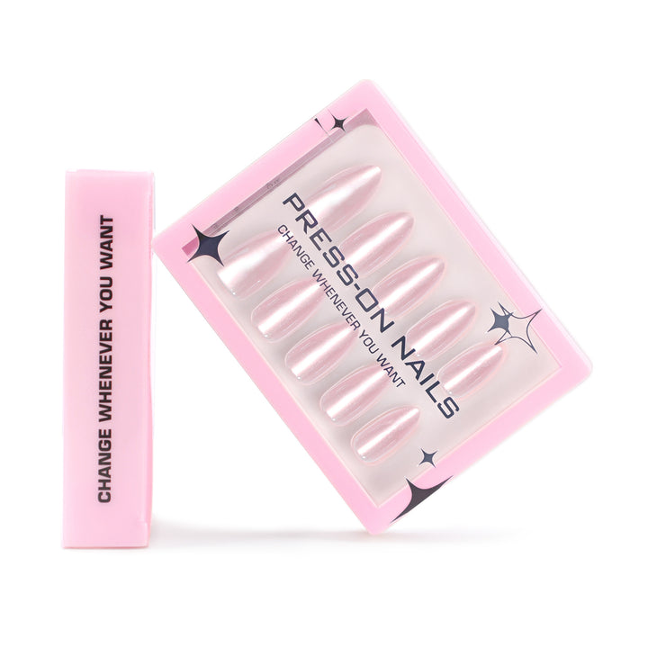 Artificial Press-On Nails with Elegant Tip Accent Kalsten