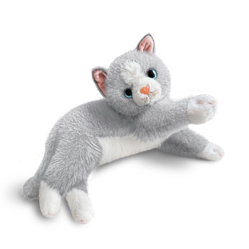Realistic Stretch-Profile Orange Tabby Plush Lounger Kalsten