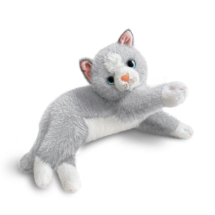Realistic Stretch-Profile Orange Tabby Plush Lounger Kalsten