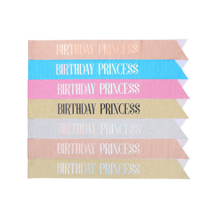 Women's Birthday Sash with Glitter Design Kalsten