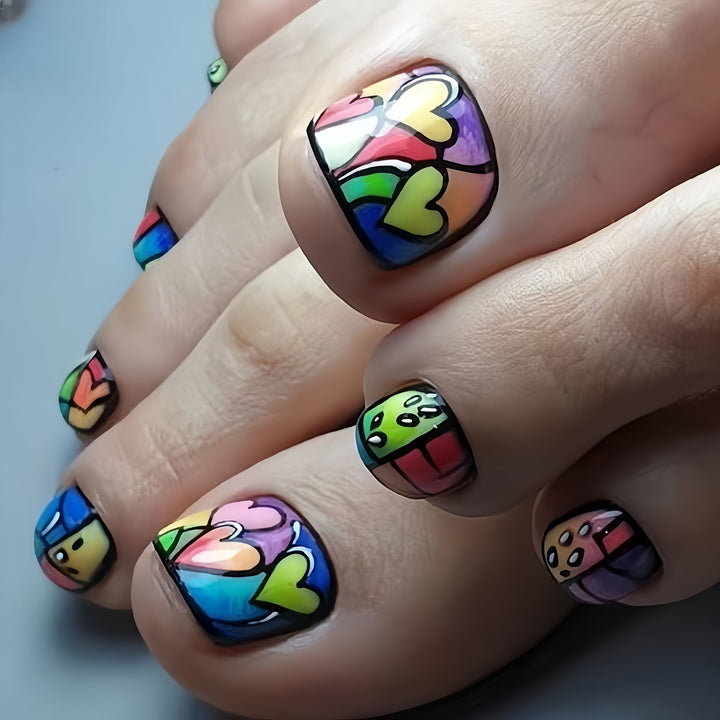 Elegant toenail art Kalsten
