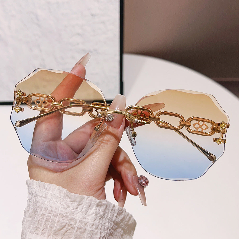 Elegant Oversized Octagonal Sunglasses Kalsten