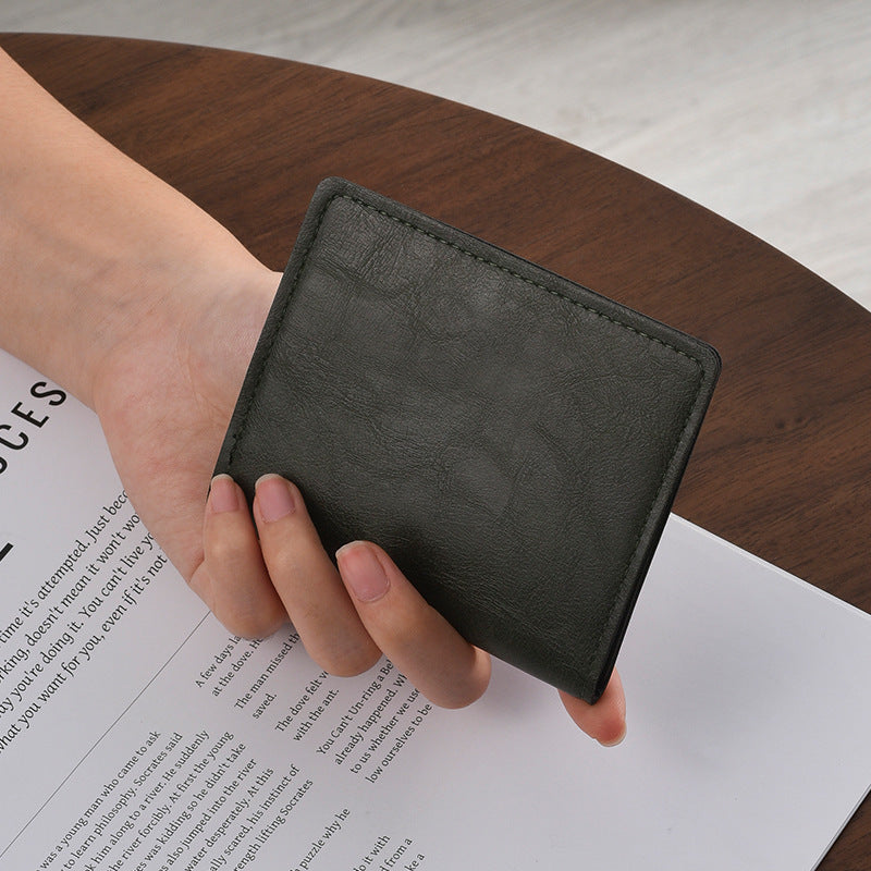 Compact Leather Travel Wallet Kalsten