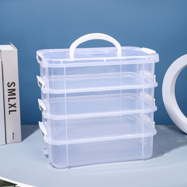 Stackable Multi-Compartment Storage Organizer Kalsten