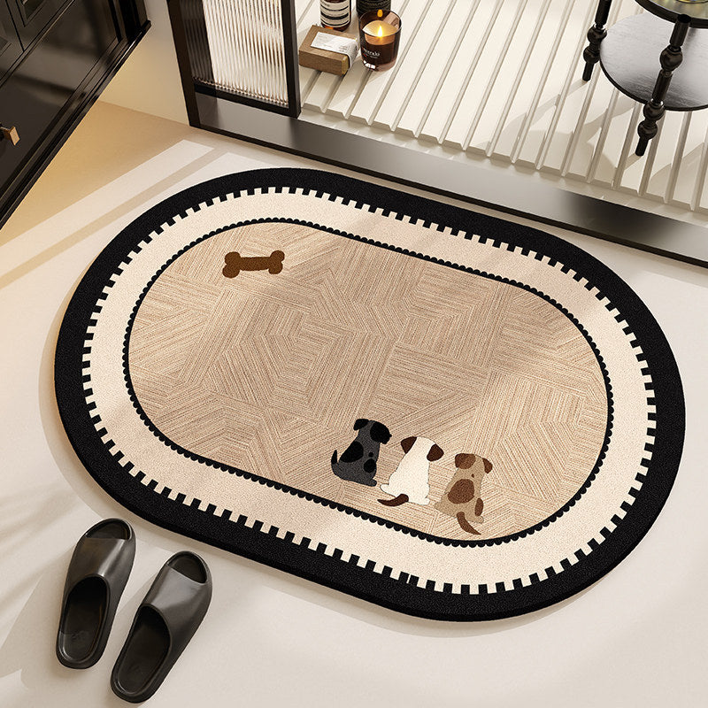Decorative Cat Themed Area Rug for Home