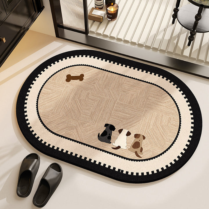 Decorative Cat Themed Area Rug for Home