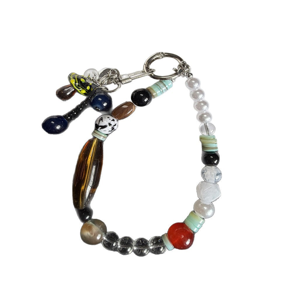 Decorative Beaded Charm Keychain Kalsten 1790134835