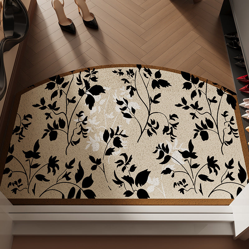 Floral Patterned Welcome Mat