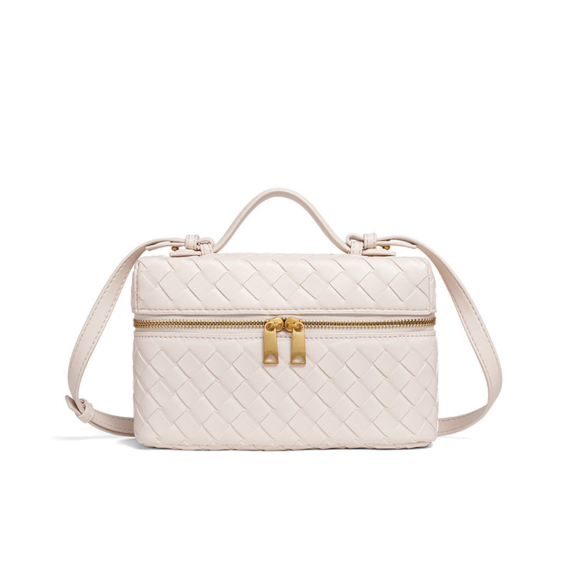Structured Woven Satchel Bag Kalsten