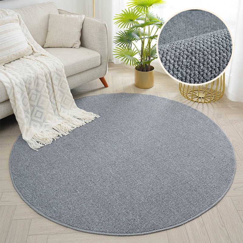 Round Textured Area Rug Kalsten
