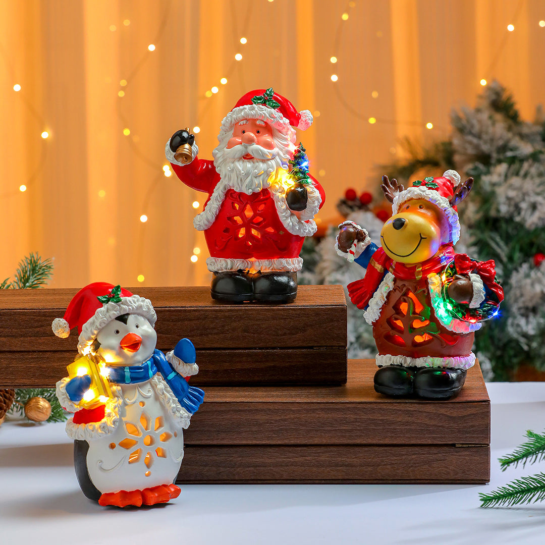 Decorative LED Santa Figurine Kalsten