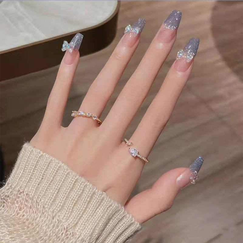 Artificial Glamorous Heart Nail Tips Kalsten