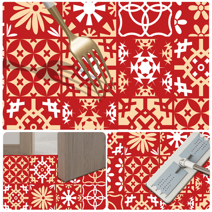 Geometric Patterned Anti-Fatigue Bath Mat Kalsten