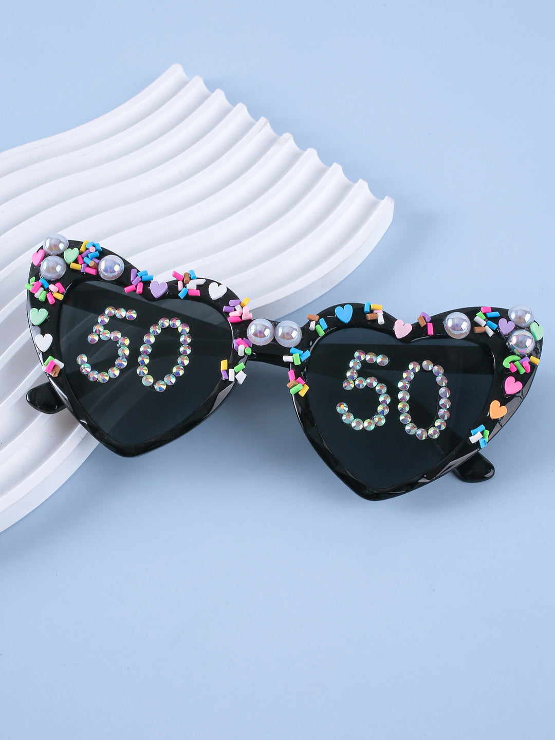 Decorative Celebration Heart-Shaped Sunglasses Kalsten