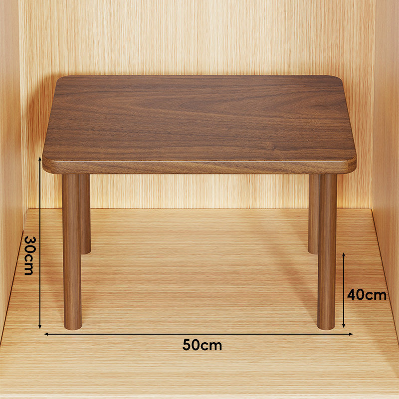 Adjustable Multi-Height Wooden Monitor Riser and Desktop Shelf