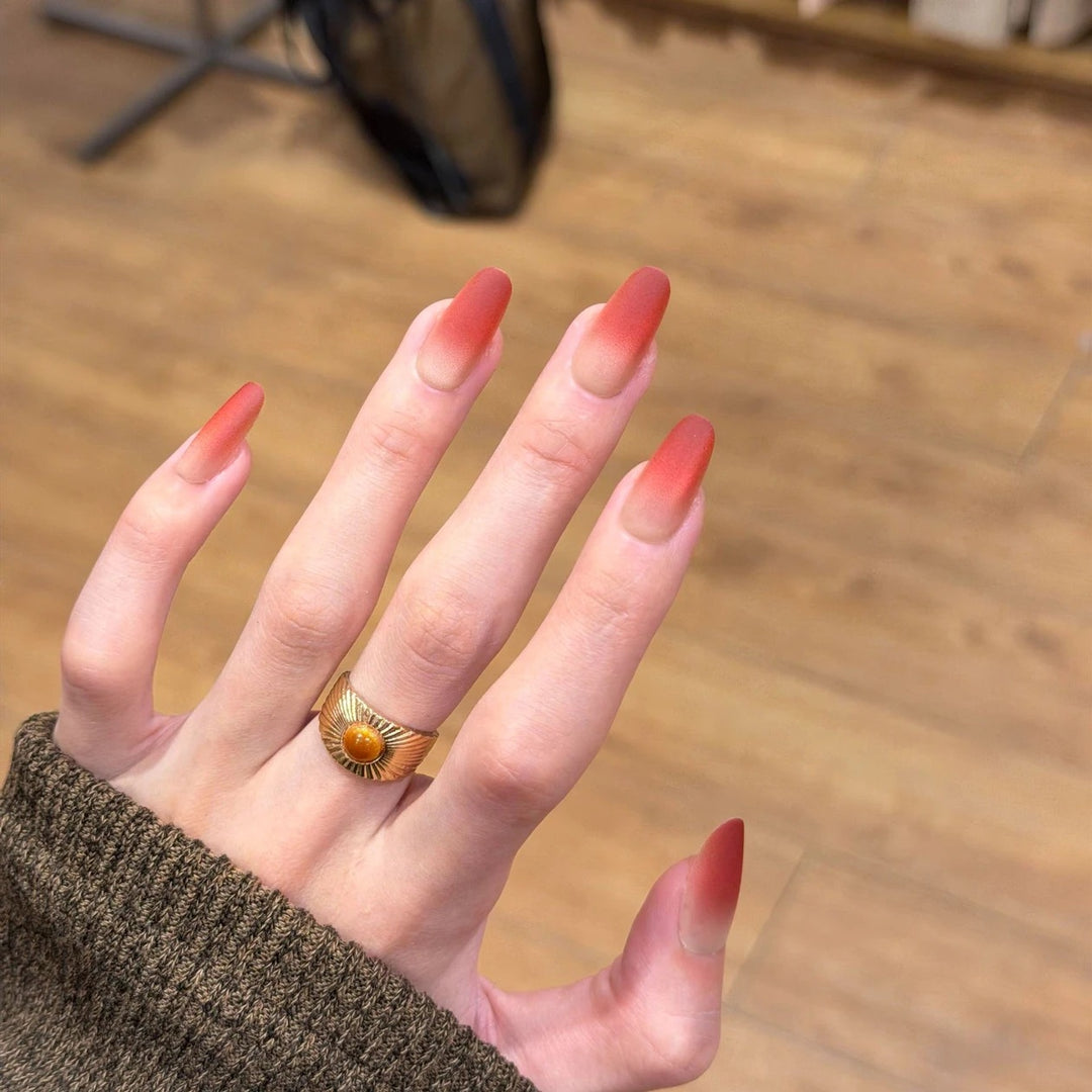 Elegant Ombre Nail Extensions