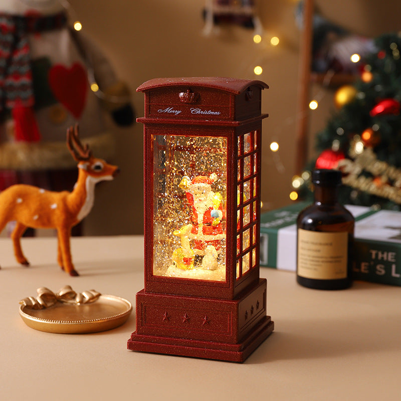 Nostalgic Christmas lantern with snowman motif Kalsten