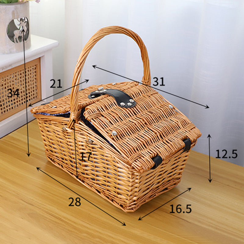 Picnic blanket with waterproof bottom and check pattern Kalsten