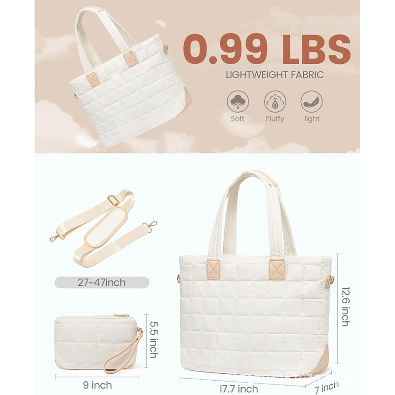 Stylish designer bag with removable cosmetic bag Kalsten