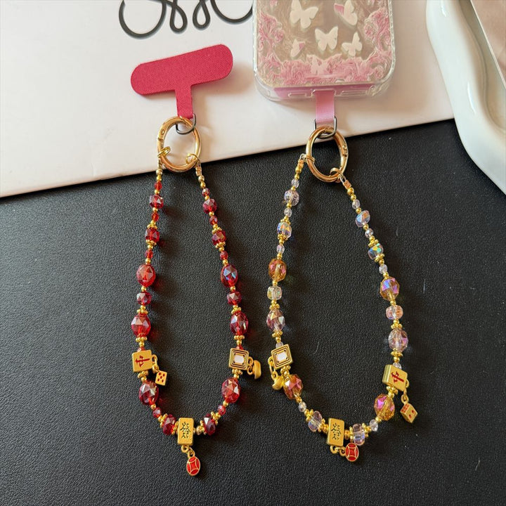 Decorative Beaded Charm Keychain Kalsten 1790135475