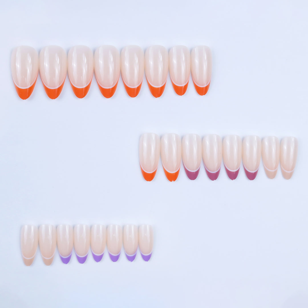 Artificial Nails in Modern Color Scheme Kalsten