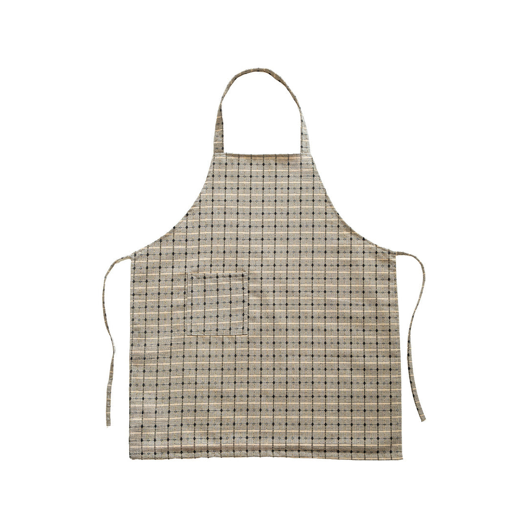 Linen look cooking apron with patch pocket and adjustable neckband Kalsten