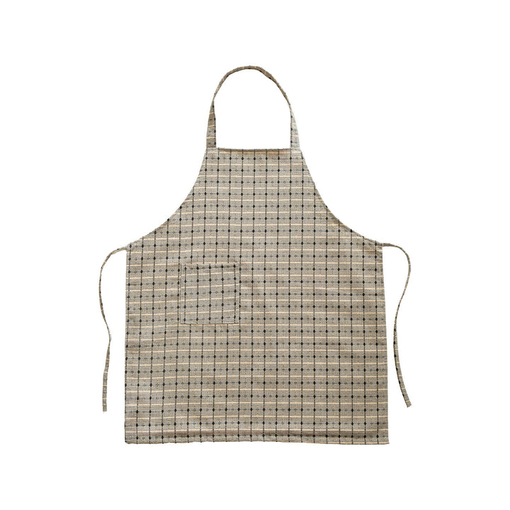Linen look cooking apron with patch pocket and adjustable neckband Kalsten