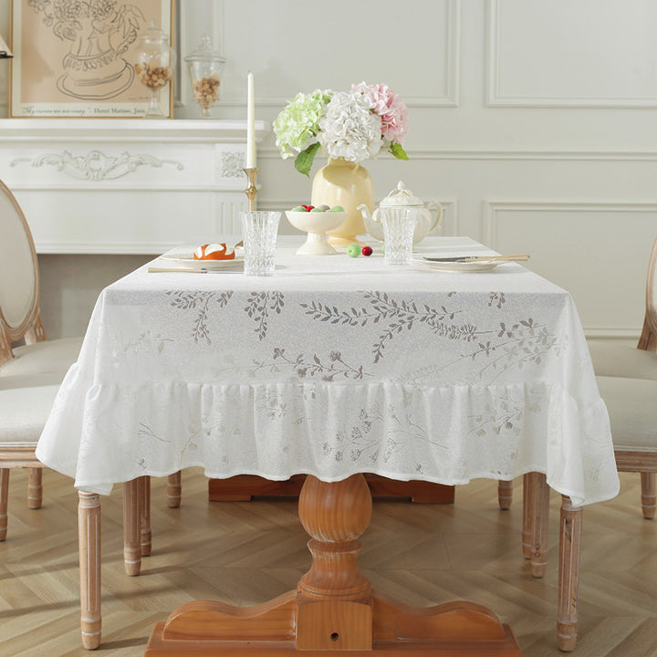 Elegant Floral Lace Table Cover